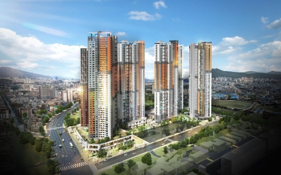 군포10구역은 도시환경정비사업을 통해 지하 5층∼지상 49층, 6개동, 1668가구의 아파트 및 오피스텔로 탈바꿈된다. (사진=호반건설)