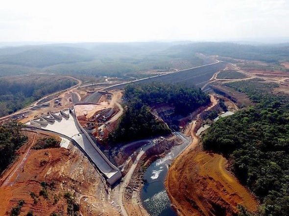 세남노이 수력발전소 프로젝트는 2012년 SK건설과 한국서부발전이 공동수주해 진행하는 사업으로 이듬해 공사를 시작했다. (사진=SK건설)