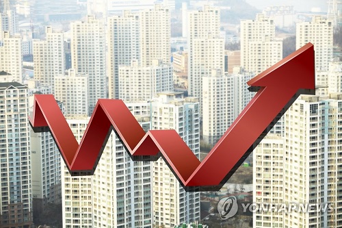 이달 마지막 주 서울 주간 아파트값은 0.45%로 6년3개월 만에 역대 최고치를 기록했다. (사진=연합뉴스)