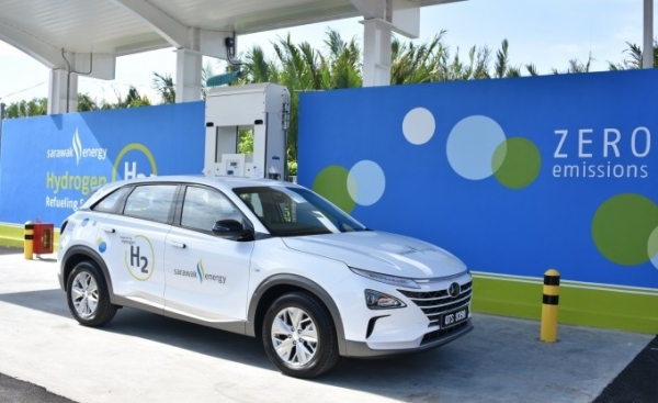 현대차의 수소전기차 넥쏘가 말레이시아 사라왁 에너지의 시범 운행차량으로 선정됐다. (사진=현대자동차)