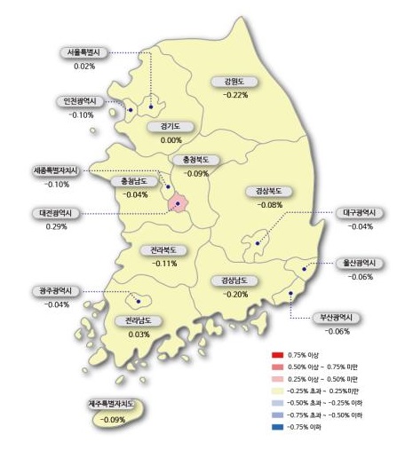 7월 마지막 주 서울 아파트값은 지난주와 마찬가지로 0.02% 올라 5주째 상승세를 이어갔다. (사진=한국감정원)